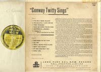 Conway Twitty - Conway Twitty Sings (,MGM-C-781)  Rare 1st LP