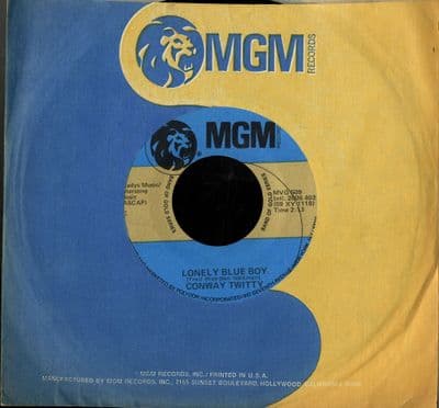Conway Twitty - Lonely Blue Boy/It's Only Make Believe (509) M-