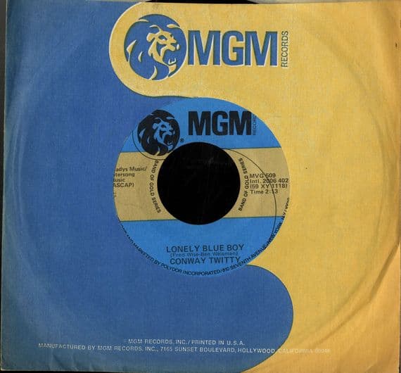 Conway Twitty - Lonely Blue Boy/It's Only Make Believe (509) M-