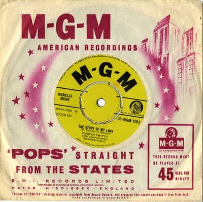 Conway Twitty - The Story Of My Love/Make Me Know You're Mine (1003) Ex