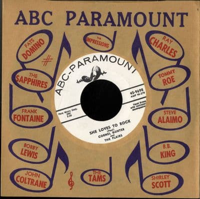 Cornel Gunter and The Flairs - She Loves To Rock/In Self Defense (9698) M