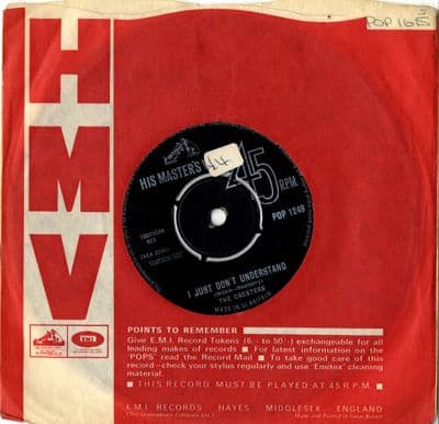 Cresters,The - I Just Don't Understand/I Want You (Pop 1249)