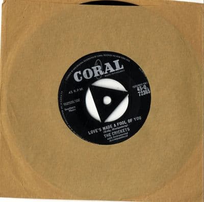 Crickets,The - Love's Made A Fool Of You/Someone,Someone (Q 72365)
