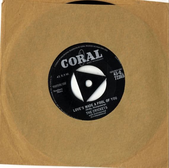 Crickets,The - Love's Made A Fool Of You/Someone,Someone (Q 72365)