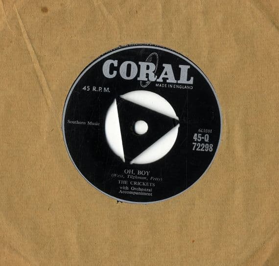 Crickets,The - Oh Boy/Not Fade Away (Q 72298)