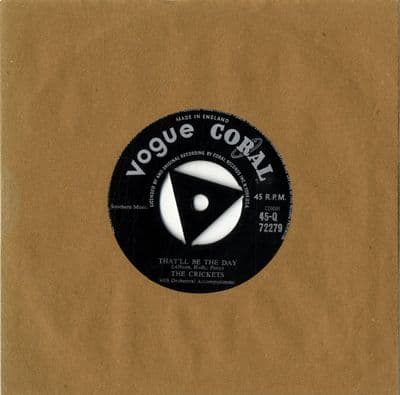 Crickets,The - That'll Be The Day/I'm Looking For Someone To Love (Q 72279) 1st Pressing - Ex