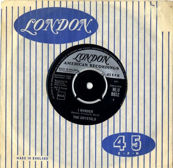 Crystals.The - I Wonder/Little Boy  (HLU 9852) M-