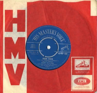 Danny Williams -  Moon River/A Weaver Of Dreams (Pop 932) M-