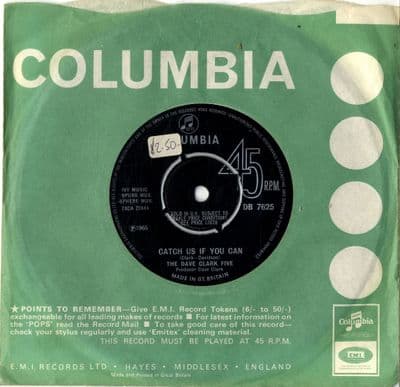 Dave Clark Five,The - Catch Us If You Can/Move On (DB 7625)