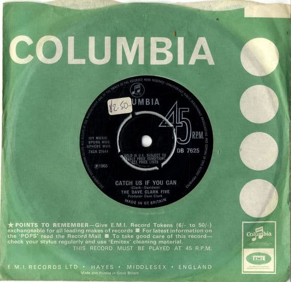 Dave Clark Five,The - Catch Us If You Can/Move On (DB 7625)