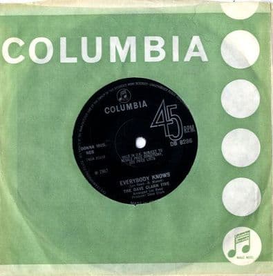 Dave Clark Five,The - Everybody Knows/Concentration Baby (DB 8286)