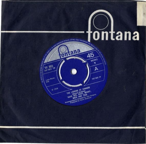 Dave Dee,Dozy,Beaky,Mick and Tich - The Legend Of Xanadu/Please (TF 903) M-
