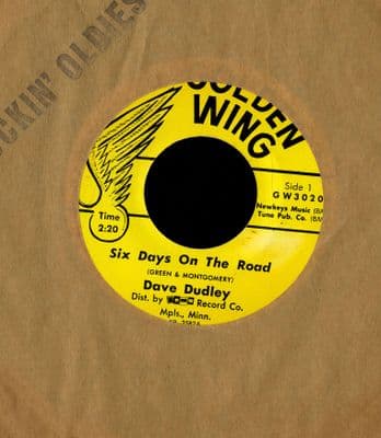 Dave Dudley - Six Days On The Road/I Feel A Cry Coming On (GW 3020)