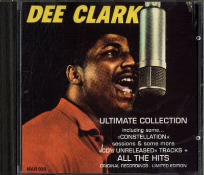 Dee Clark - Ultimate Collection - Marginal CD - 31 Tracks