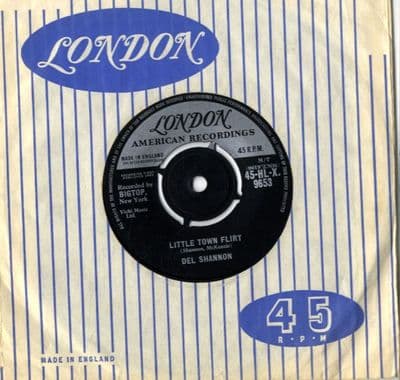 Del Shannon - Little Town Flirt/The Wamboo  (HLX 9653)