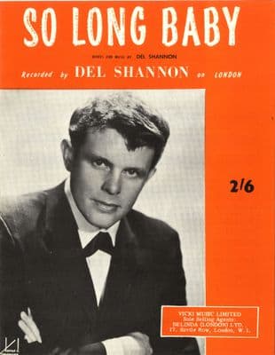 Del Shannon - So Long Baby - Mint