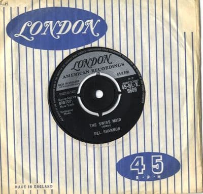 Del Shannon - The Swiss Maid/Ginny In The Mirror (HLX 9609) Ex