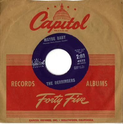 Derringers,The - Maybe Baby/Don't Deceive Me (4572) M-