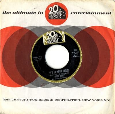 Diane Renay - It's In Your Hands/A Present From Eddie (533) Ex