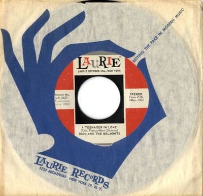 Dion And The Belmonts - A Teenager In Love/I've Cried Before (3027) Stereo