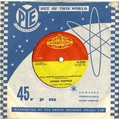 Dionne Warwick - You'll Never Get To Heaven/A House Is Not A Home (7N 25256)