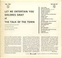 Dolores Gray - Let Me Entertain You (SBL 7566) Hi-Fi Stereo - M-/M-