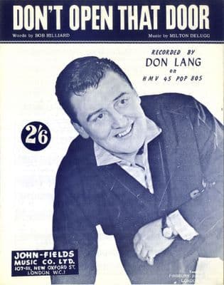 Don Lang - Don't Open That Door - Mint