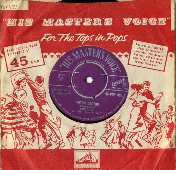 Don Lang - Witch Doctor/Cool Baby Cool (Pop 488) Ex