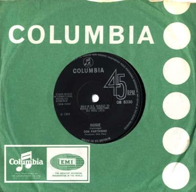 Don Partridge - Rosie/Going Back To London (DB 8330) M-