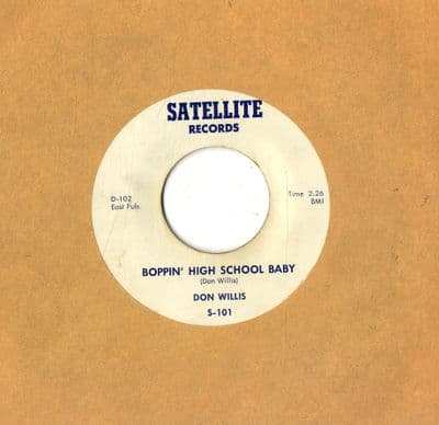 Don Willis - Boppin' High School Baby/Warrior Sam (D-102)