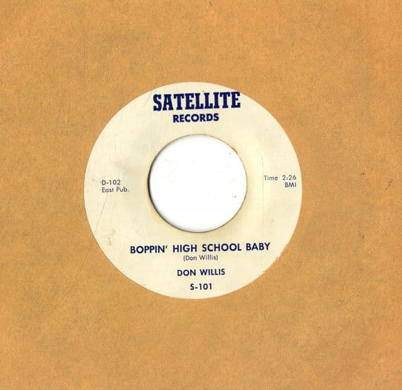Don Willis - Boppin' High School Baby/Warrior Sam (D-102)