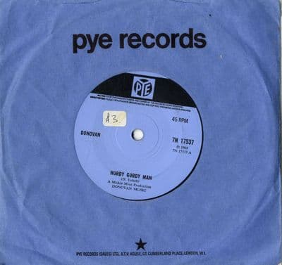 Donovan - Hurdy Gurdy Man/Teen Angel (7N 17537) M-