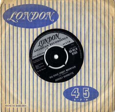 Dorsey Burnette - Big Rock Candy Mountain/Hey Little One (HLN 9160) Ex