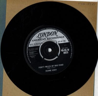 Duane Eddy - Forty Miles Of Bad Road/The Quiet Three (HLW 8929) Ex