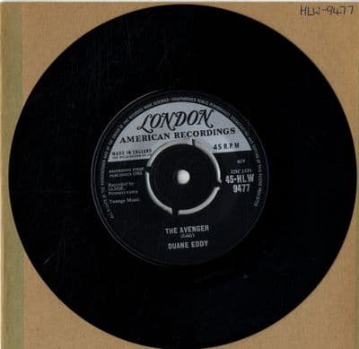 Duane Eddy - The Avenger/Londonderry Air (HLW 9477) Ex
