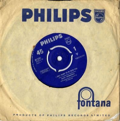 Dusty Springfield - I Only Want To Be With You/Once Upon A Time (BF 1292)