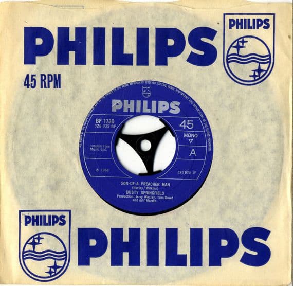 Dusty Springfield - Son-Of-A Preacher Man/Just A Little Lovin' (BF 1730) Ex