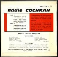 Eddie Cochran - Blue Suede Shoes (LEP 2238 F) France - M-/M-