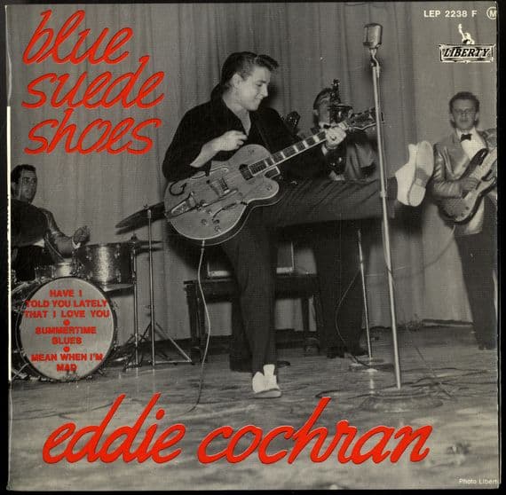 Eddie Cochran - Blue Suede Shoes (LEP 2238 F) France - M-/M-