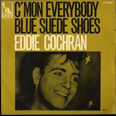 Eddie Cochran - C'Mon Everybody/Blue Suede Shoes (LIF 508F) France