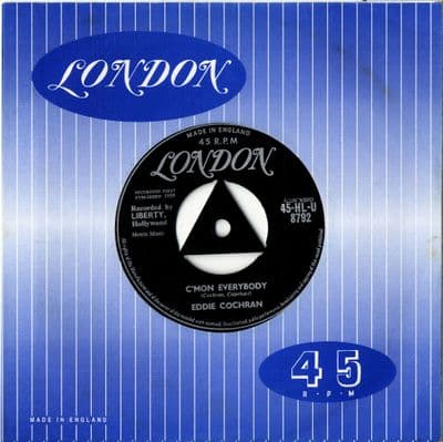 Eddie Cochran - C'Mon Everybody/Don't Ever Let me Go (HL-U 8792)