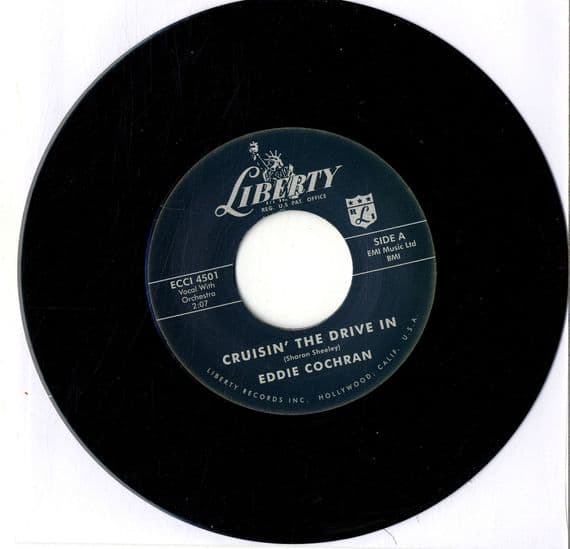 Eddie Cochran - Cruisin' The Drive In/Three Steps To Heaven (Alt.)  M