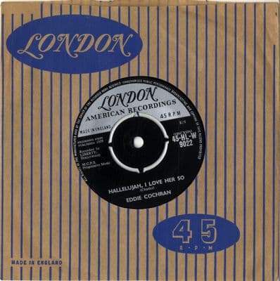 Eddie Cochran - Hallelujah, I Love her So/Little Angel (HL-W 9022)