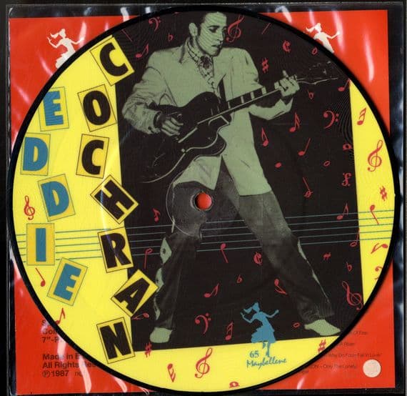Eddie Cochran - Jeannie Jeannie Jeannie/C'Mon Everybody - Picture Disc - M