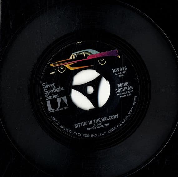 Eddie Cochran - Sittin' In The Balcony/Somethin' Else (XW 016) Ex