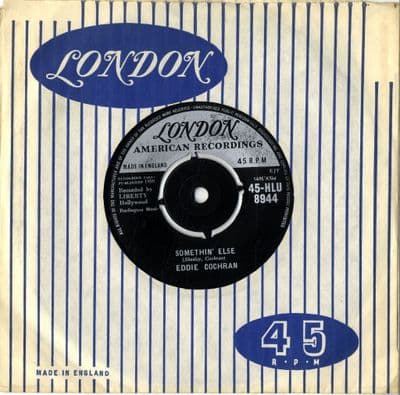 Eddie Cochran - Somethin' Else/Boll Weevil Song (HLU 8944) Ex