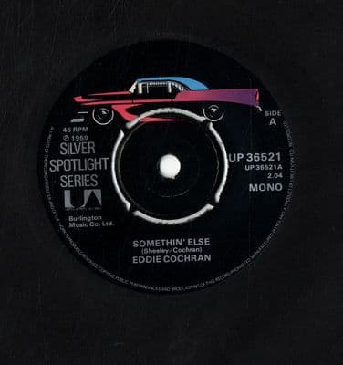Eddie Cochran - Somethin' Else/Boll Weevil Song (UP 36521)