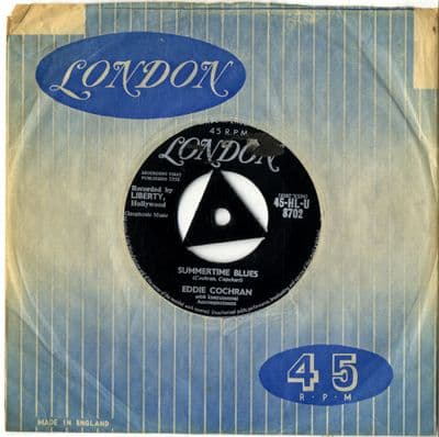 Eddie Cochran - Summertime Blues/Love Again (HL-U 8702)