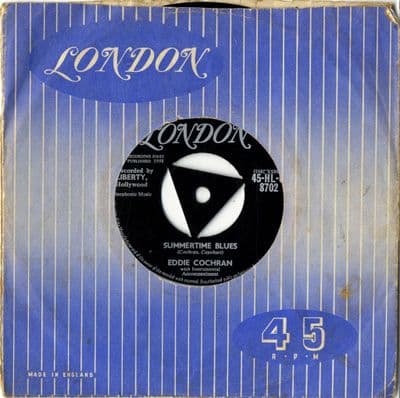 Eddie Cochran - Summertime Blues/Love Again  (HL-U 8702)