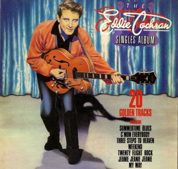 Eddie Cochran - The Eddie Cochran Singles Album (UAK 30244) With Poster - Ex/M-